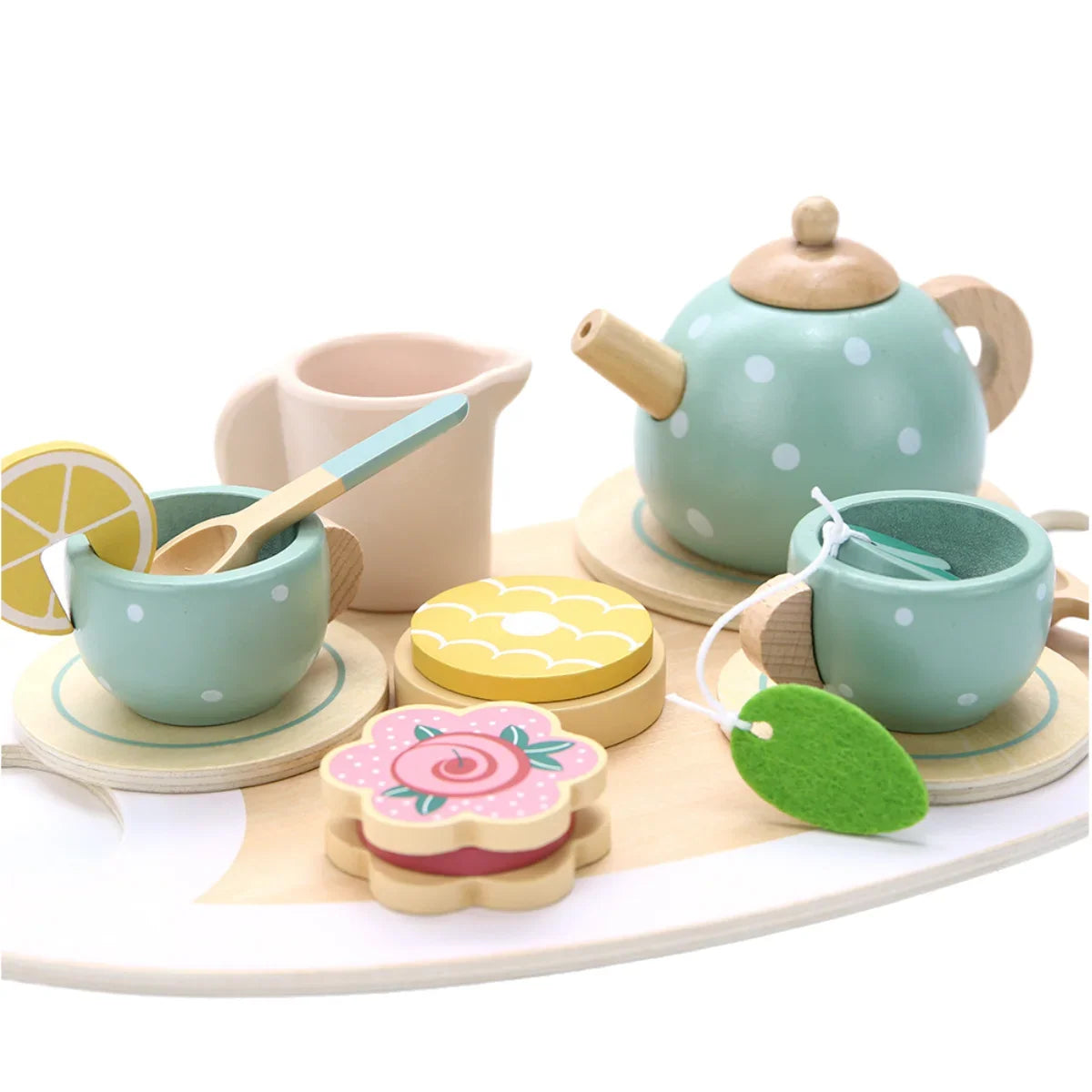 Wooden Afternoon Tea Pretend Play Set