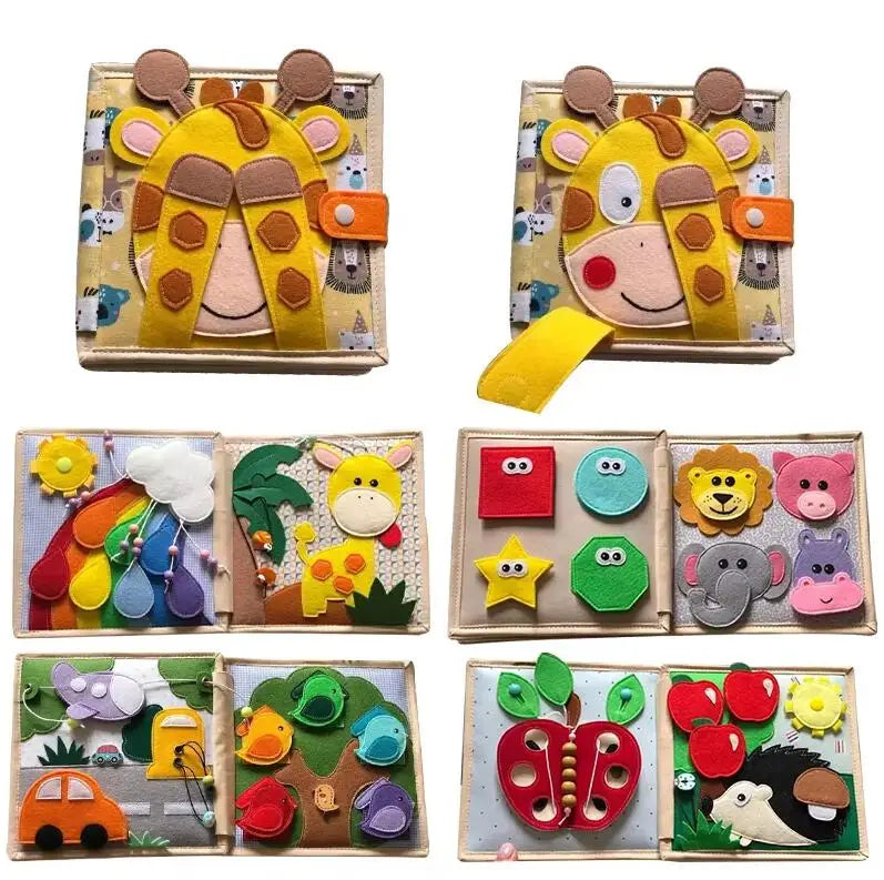 Toddler Felt Busy Quiet Book
