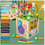 Montessori Wooden Multifunctional Activity Cube