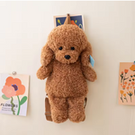 CuddleCarry Teddy Dog Plush Backpack