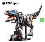 STEM Mechanical Jurassic Dinosaur Building Set – Motorized T-Rex Model