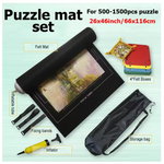 PuzzleRoll™ Storage Mat – Roll-Up Puzzle Saver for 1000–3000 Piece Puzzles