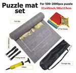 PuzzleRoll™ Storage Mat – Roll-Up Puzzle Saver for 1000–3000 Piece Puzzles