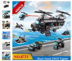 Warship Building Blocks Set