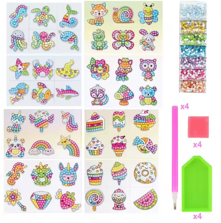 Stick & Paint Magic – Mess-Free Fun