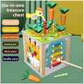 Montessori Wooden Multifunctional Activity Cube