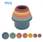 Silicone Stacking Cups – Montessori Sensory Learning Toy