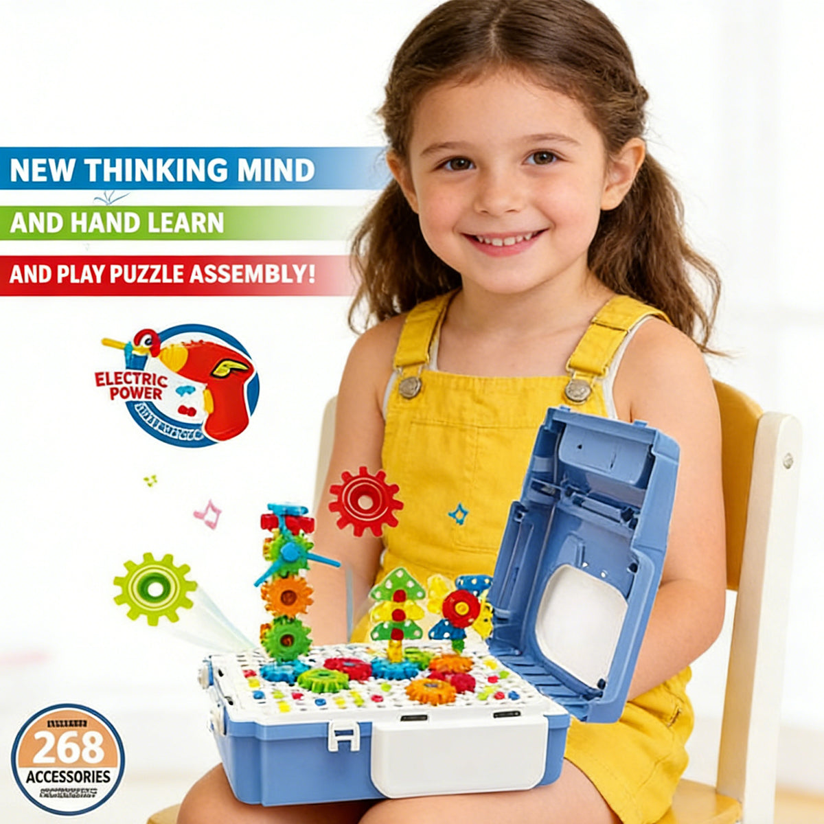 Creative Thinking Gear Puzzle Bag (268 Pieces)