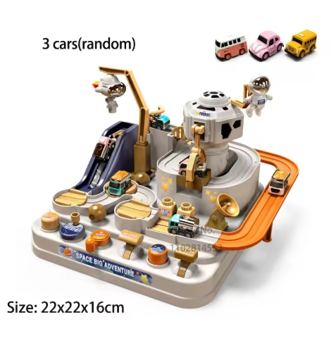 Track Adventure Rail Car Toy Set