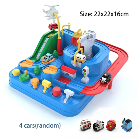 Track Adventure Rail Car Toy Set