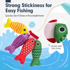Montessori Cloth Fishing and Stacking Game