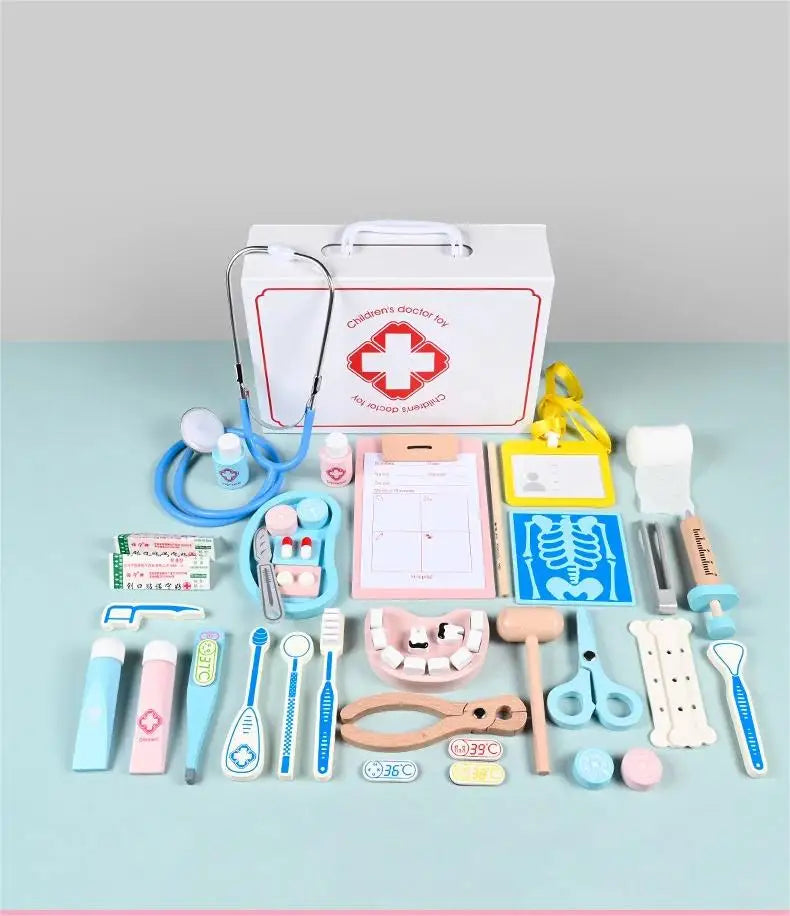 Wooden Doctor's Toy Set