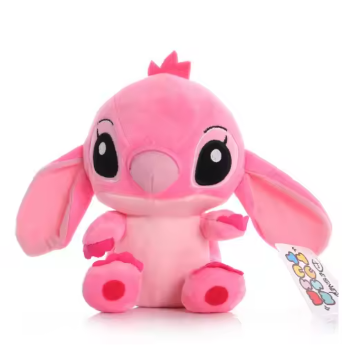 Disney Stitch Plush Doll – Soft Stuffed Toy (Blue & Pink)