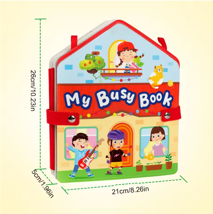Montessori Busy Book Sensory Activity Binder