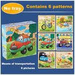 Wooden 3D Cube Puzzle – Montessori Educational Blocks