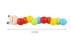 Montessori Wooden Sorting & Stacking Toy – Color and Shape Learning Board