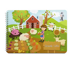 Montessori Quiet Busy Book Sticker & Matching Board