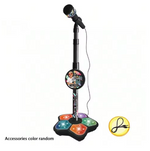 Kids Karaoke Microphone Stand with LED Lights