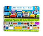 Montessori Quiet Busy Book Sticker & Matching Board