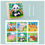 Montessori 6-in-1 Wooden Cube Puzzle Blocks