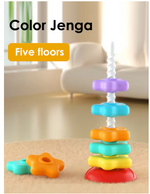 UiTeZool Spinning Stacker – Colorful Montessori Toy