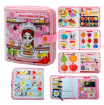 Montessori 3D Busy Book Story Cloth Activity Board