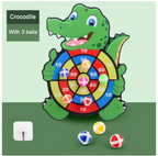 Kids Dart Board Set – Soft Sticky Ball Target Game