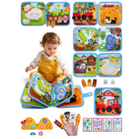 Montessori Giraffe Busy Board Quiet Book