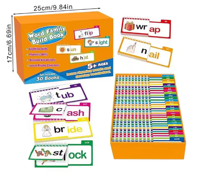 RhymeTime™ Read & Rhyme Word Family Flip Books Set