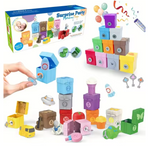 Montessori Farm Train Sorting & Locking Set