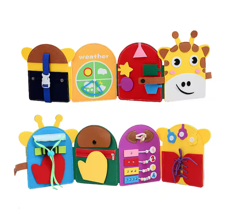 Montessori Busy Book Sensory Activity Binder