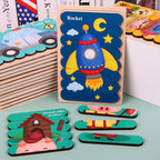 Wooden Two-Sided Strip Puzzle, photo 4