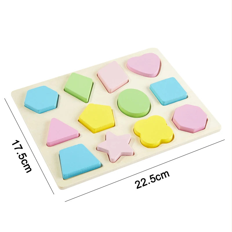 Montessori Wooden Puzzle Collection