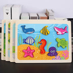 Wooden Cartoon Animals 3D Jigsaw Puzzle, photo 5