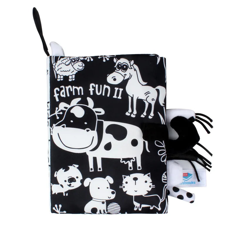 Baby Animal Tail Cloth Book