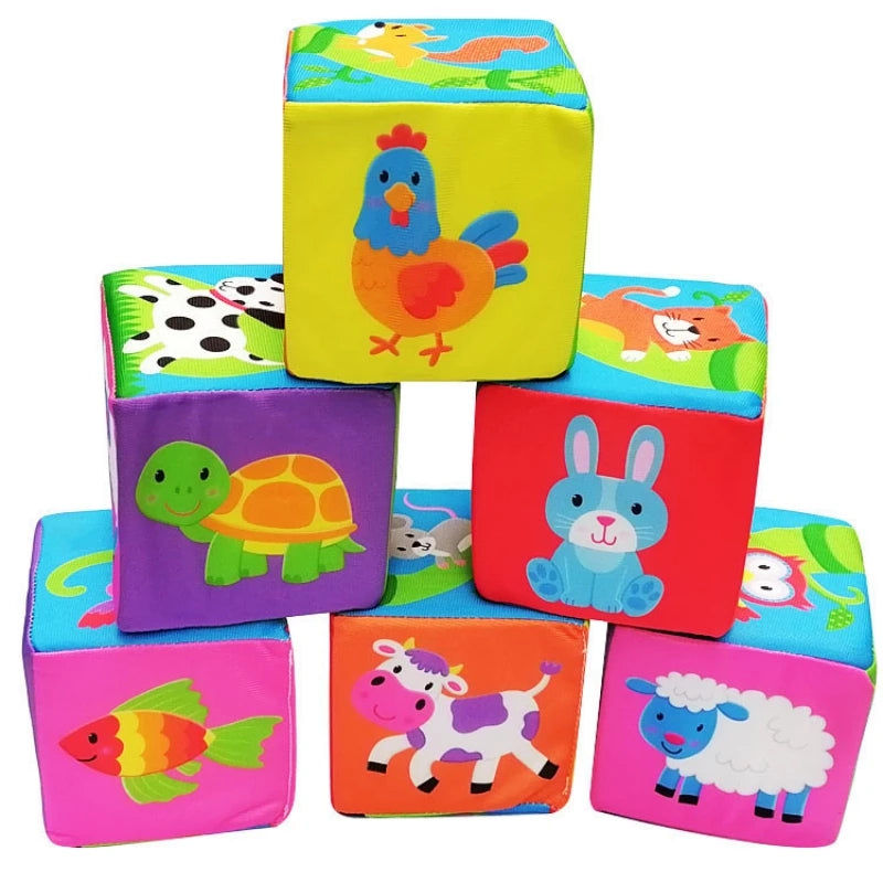 Soft Baby Cloth Books, Blocks and Sensory Toys