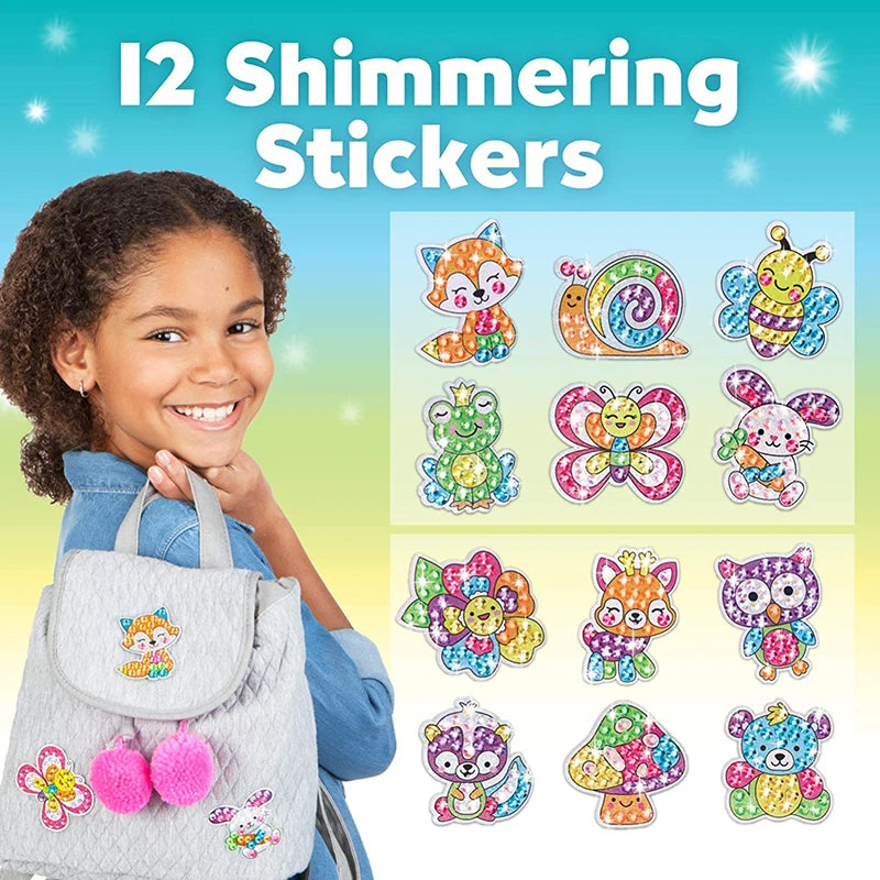 Stick & Paint Magic Gem Sticker Art Kit