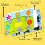 Montessori Quiet Busy Book Sticker & Matching Board