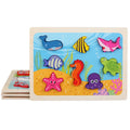 Wooden Cartoon Animals 3D Jigsaw Puzzle