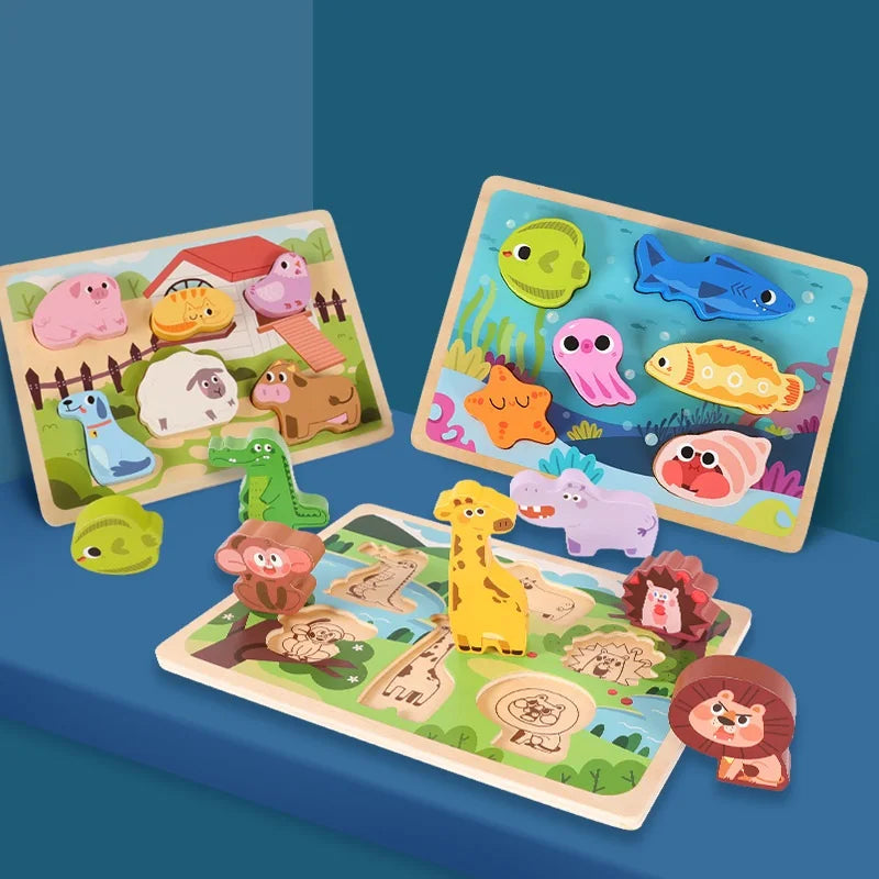 Wooden Large-Piece Jigsaw Puzzle