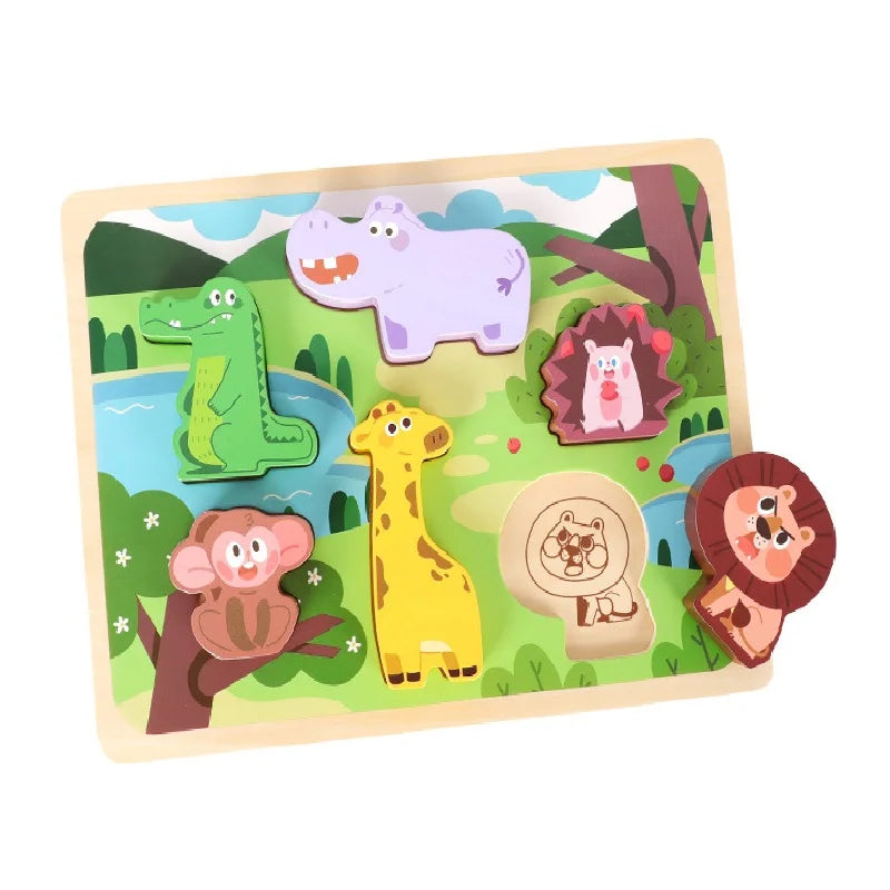 Wooden Large-Piece Jigsaw Puzzle