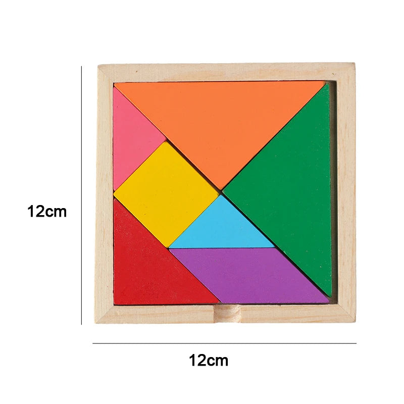 Montessori Wooden Puzzle Collection