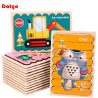 Wooden Two-Sided Strip Puzzle