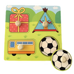 Montessori Wooden Puzzle Board for Toddlers