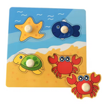 Montessori Wooden Puzzle Board for Toddlers