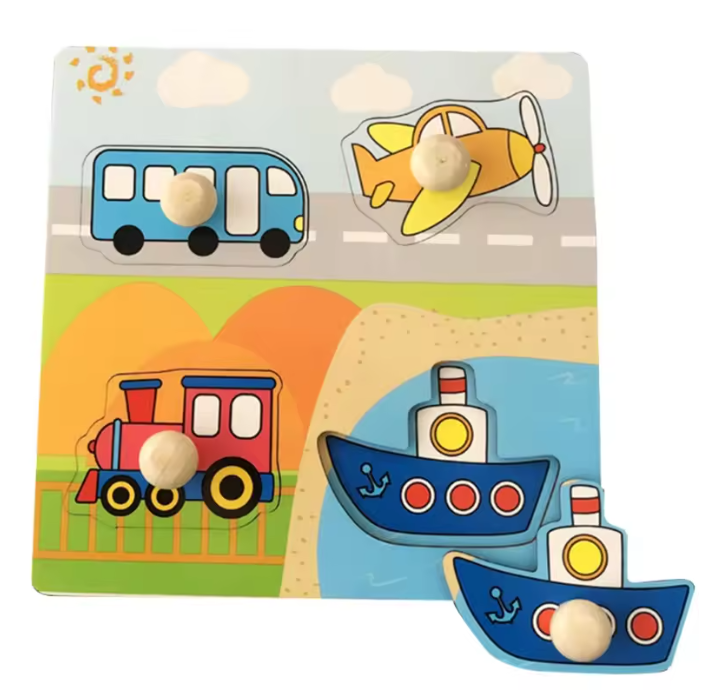 Montessori Wooden Puzzle Board for Toddlers