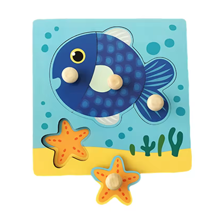 Montessori Wooden Puzzle Board for Toddlers