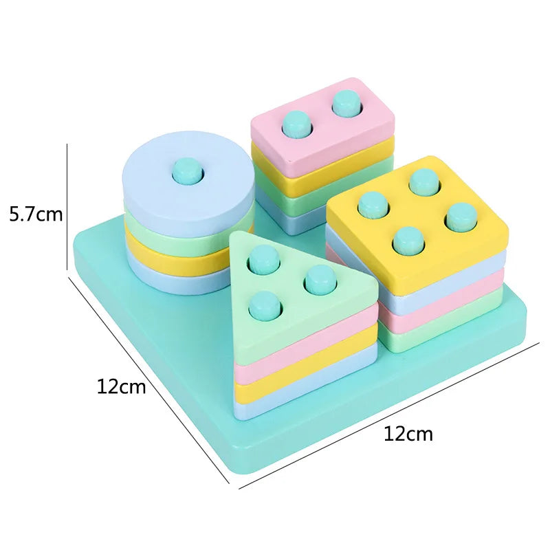 Montessori Wooden Puzzle Collection