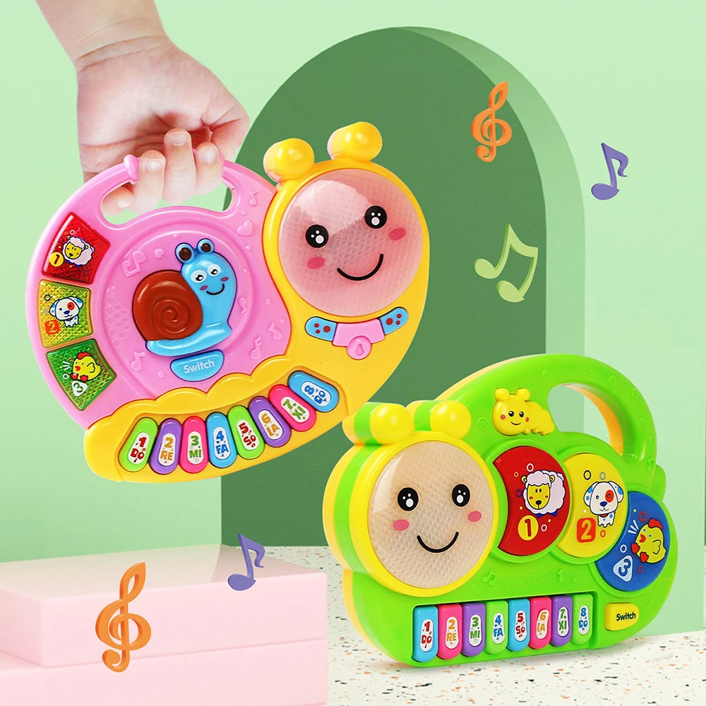 Kids Animal Piano Keyboard with Lights and Sounds