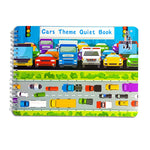 Montessori Quiet Busy Book Sticker & Matching Board